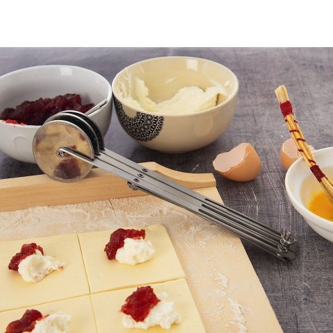 Radełko do Ciasta, Makaronu Stalowe Potrójne 5,5 cm