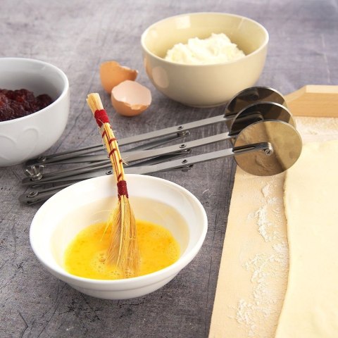 Radełko do Ciasta, Makaronu Stalowe Potrójne 5,5 cm