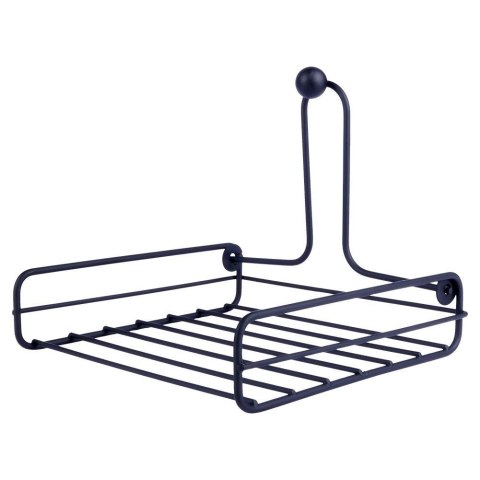 Serwetnik Metalowy Czarny z Dociskaczem 19 x 19,5 cm do Stolu VILDE