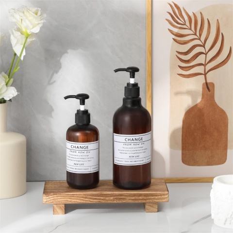 Drewniany stojak na cokole do wystroju domu wiejskiego 8,6 cala Mały drewniany