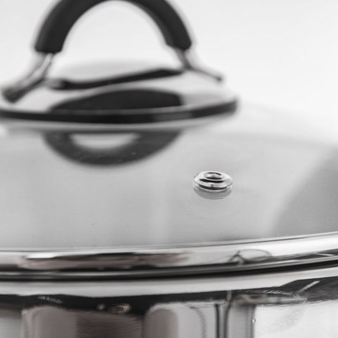 Zestaw Garnków 10 el. ORION DALIE Stal Nierdzewna Silikonowy Uchwyt