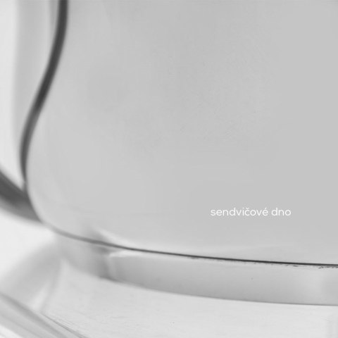 Zestaw Garnków 10 el. ORION DALIE Stal Nierdzewna Silikonowy Uchwyt