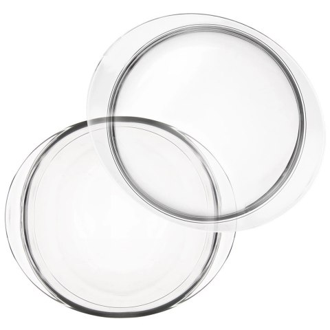 Naczynie Żaroodporne z Pokrywką do Pieczenia Szklane Małe Trwałe ORION 2,2 L