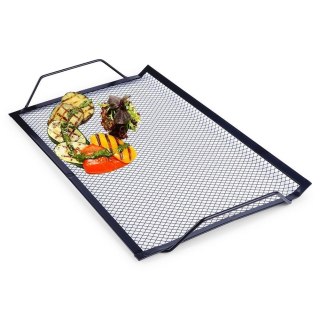 Blacha do Grillowania Metalowa Perforowana 40 x 30 cm ORION do Piekarnika