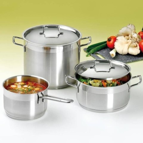 Garnek Stalowy 10 L ORION ANETT Duży 26 cm Indukcja Zmywarka