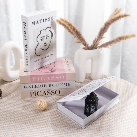 Luksusowe fałszywe książki Akcesoria do dekoracji wnętrz do salonu Moda Wystrój domu