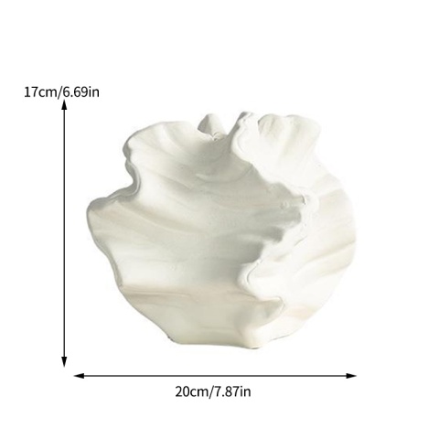 Minimalistyczny wazon Mirage Ceramiczny wazon koralowy Nordic Art Beżowy salon Dekoracja biurka