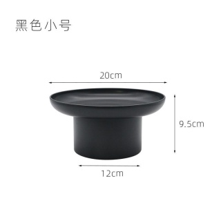 Okrągła czarno-biała dekoracyjna taca do przechowywania Organizer ABS Taca na perfumy Taca kosmetyczna Taca do dekoracji domu