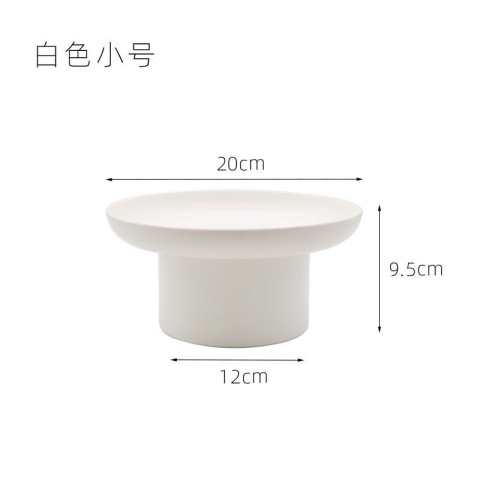 Okrągła czarno-biała dekoracyjna taca do przechowywania Organizer ABS Taca na perfumy Taca kosmetyczna Taca do dekoracji