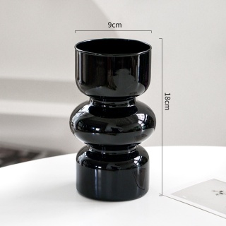 Retro nieregularny szklany wazon domowy salon stół jadalny LLuxury dekoracja wazony na kwiaty