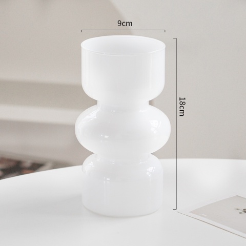 Retro nieregularny szklany wazon domowy salon stół jadalny LLuxury dekoracja wazony na kwiaty