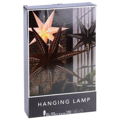 Gwiazda Ozdoba Świąteczna Świecąca Wisząca HOME STYLING COLLECTION 60 cm