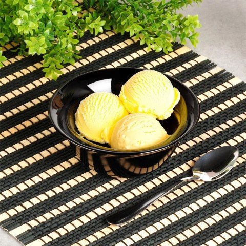 Miseczki 300 ml Szkło Opalowe Czarne 6 szt do Zmywarki i Mikrofali VILDE