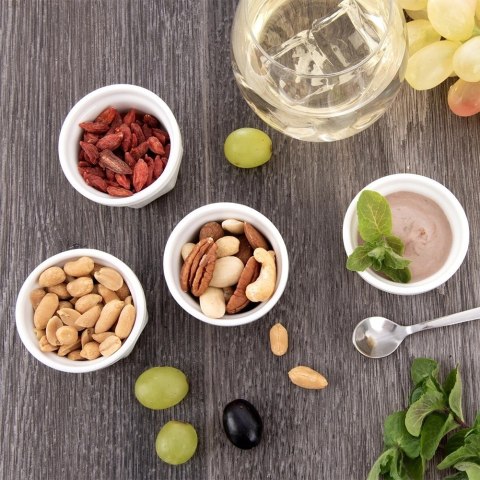 Miseczki na przekąski ceramiczne 6 cm, 40 ml 4 szt.