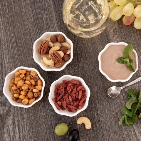 Miseczki na przekąski ceramiczne 7,5 cm, 50 ml 4 szt.