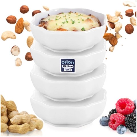 Miseczki na przekąski ceramiczne 7,5 cm, 50 ml 4 szt.