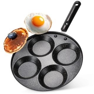 Patelnia do Jajek Granitowa 4 Otwory 24 cm VILDE Line Nieprzywierająca