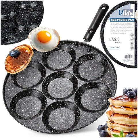Patelnia do Jajek Granitowa 7 Otworów 30 cm VILDE Basic Line