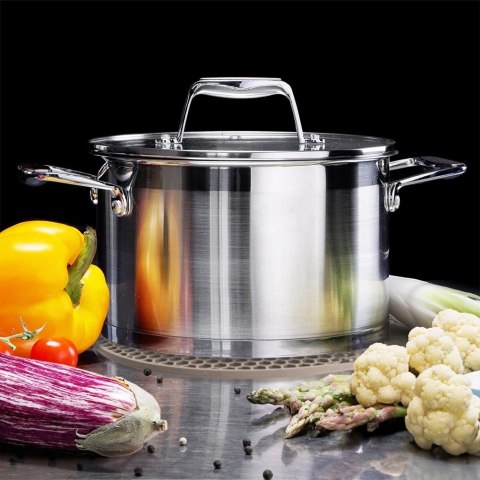 Podstawka pod Garnek Silikonowa Beżowa 17,5 cm ORION Odporna na Ciepło