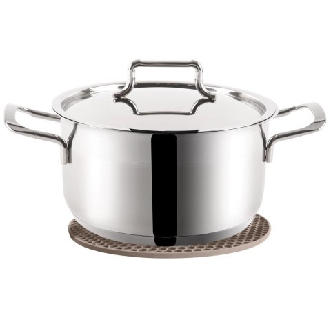 Podstawka pod Garnek Silikonowa Beżowa 17,5 cm ORION Odporna na Ciepło