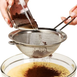 Sitko Kuchenne ACER Duże Stal Nierdzewna 304 do Mąki 15 cm NAVA