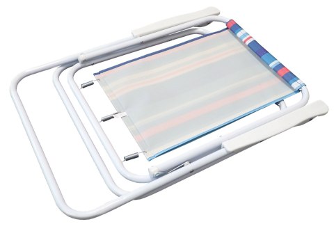 Składane Krzesło Kempingowe Turystyczne Lekkie z Oparciem Kolorowe KUBISPORT