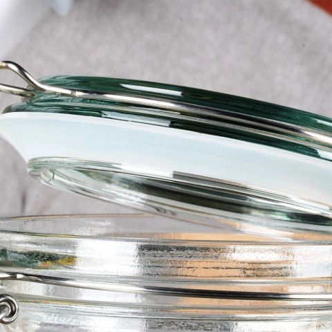 Słój Dozownik Dyspenser do Napojów z Kranikiem Pokrywką Szklany VILDE 8 L