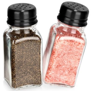 Solniczka i pieprzniczka szklana 80 ml 2 szt.