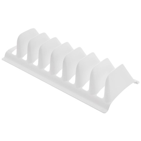 Stojak na Pokrywki Talerze Biały Organizer Szafka 8 szt. 29,5 cm ORION