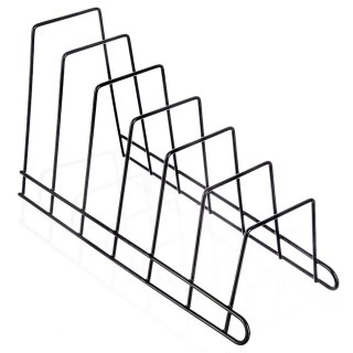 Stojak na Pokrywki Talerze Metalowy Czarny RADKA 6 szt. 34,5 cm ORION
