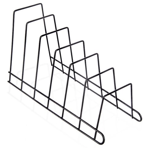 Stojak na Pokrywki Talerze Metalowy Czarny RADKA 6 szt. 34,5 cm ORION