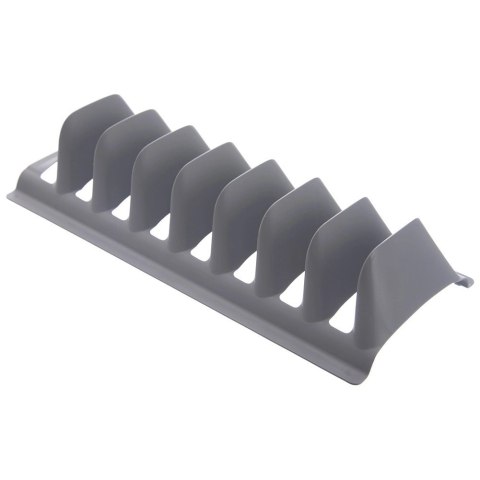 Stojak na Pokrywki Talerze Szary Organizer 8 szt. do Zmywarki ORION