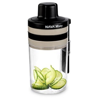 Szatkownica do Warzyw Owoców z Pojemnikiem Spiralna 3w1 NAVA 20 cm