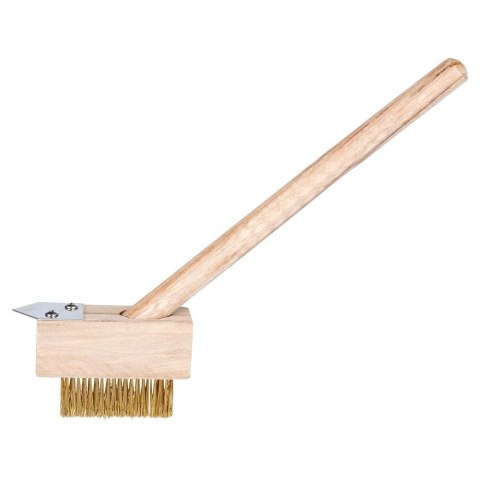 Szczotka Druciana do Chwastów Ze Skrobakiem do Kostki Brukowej PG