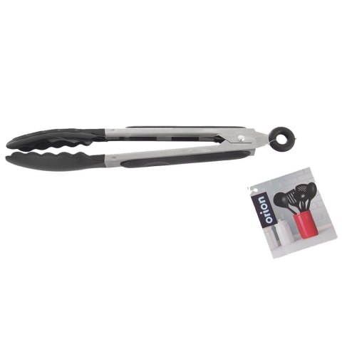 Szczypce Kuchenne z Blokadą do Tłuszczu Teflonu Odporne 26 cm ORION