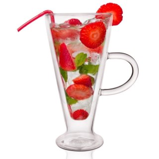 Szklanka Termiczna Koktajl Szklana 270 ml ORION Podwójna Ścianka