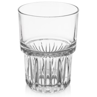 Szklanka Uniwersalna do Napojów Grube Szkło Ryflowane 320 ml ORION