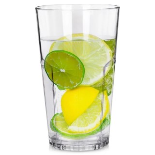 Szklanka na Napoje Akrylowa 370 ml VILDE Wysoka Nietłukąca do Zmywarki