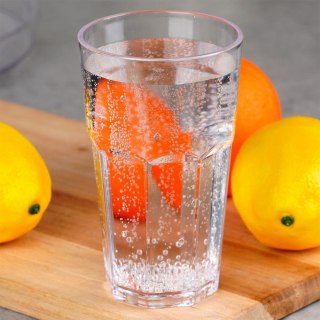 Szklanka na Napoje Akrylowa 370 ml VILDE Wysoka Nietłukąca do Zmywarki