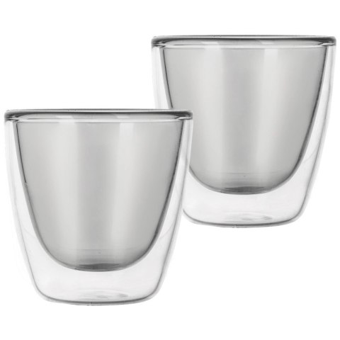 Szklanki Termiczne z Podwójną Ścianką do Kawy Espresso ORION 90 ml 2 szt.