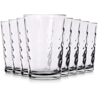 Szklanki Zestaw 8 szt. 200 ml EXCELLENT HOUSEWARE Zdobione do Zmywarki