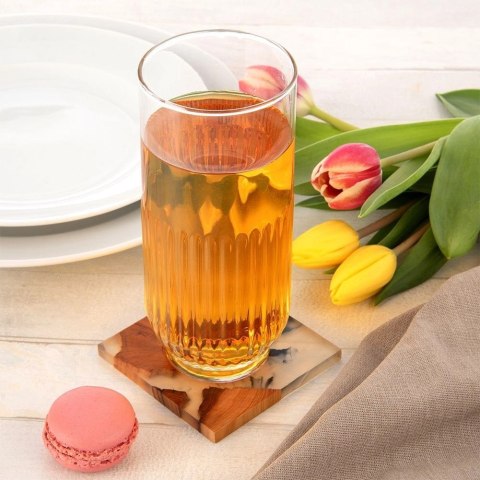 Szklanki do Napojów Soku Wody Wysokie 380 ml Zestaw 6 szt. ORION