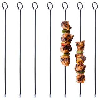 Szpikulce do Szaszłyków Stalowe 8 szt. 31,5 cm VAGGAN Nieprzywierające