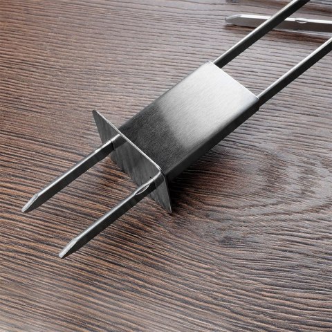 Szpikulce do Szaszłyków Stalowe Podwójne 36 cm 4 szt.