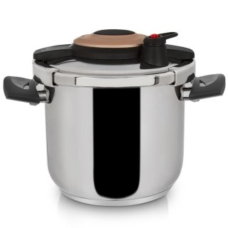 Szybkowar Ciśnieniowy Stalowy 7 L ORION Automatyczne Zamykanie Indukcja