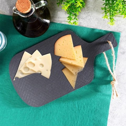 Taca do Serwowania Kamienna Łupek 28,5 x 15 cm EXCELLENT HOUSEWARE Uchwyt