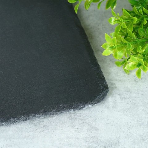 Taca do Serwowania Kamienna Łupek 30 x 20 cm VILDE Prostokątna