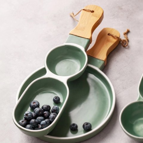 Talerz Miska do Serwowania Sałatek Przekąsek Porcelana NAVA 39 x 10 cm