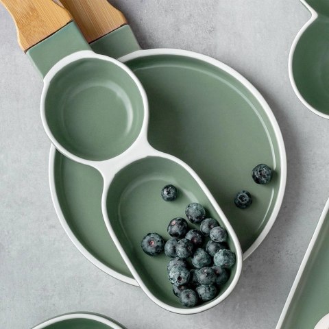 Talerz Miska do Serwowania Sałatek Przekąsek Porcelana NAVA 39 x 10 cm