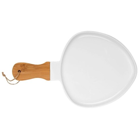 Talerz Taca do Serwowania Sałatek Przekąsek Porcelana NAVA 34,5 x 21 cm